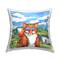 Stupell Industries Fisherman Fox Wildlife Camping Landscape Throw Pillow, 18" x 18"